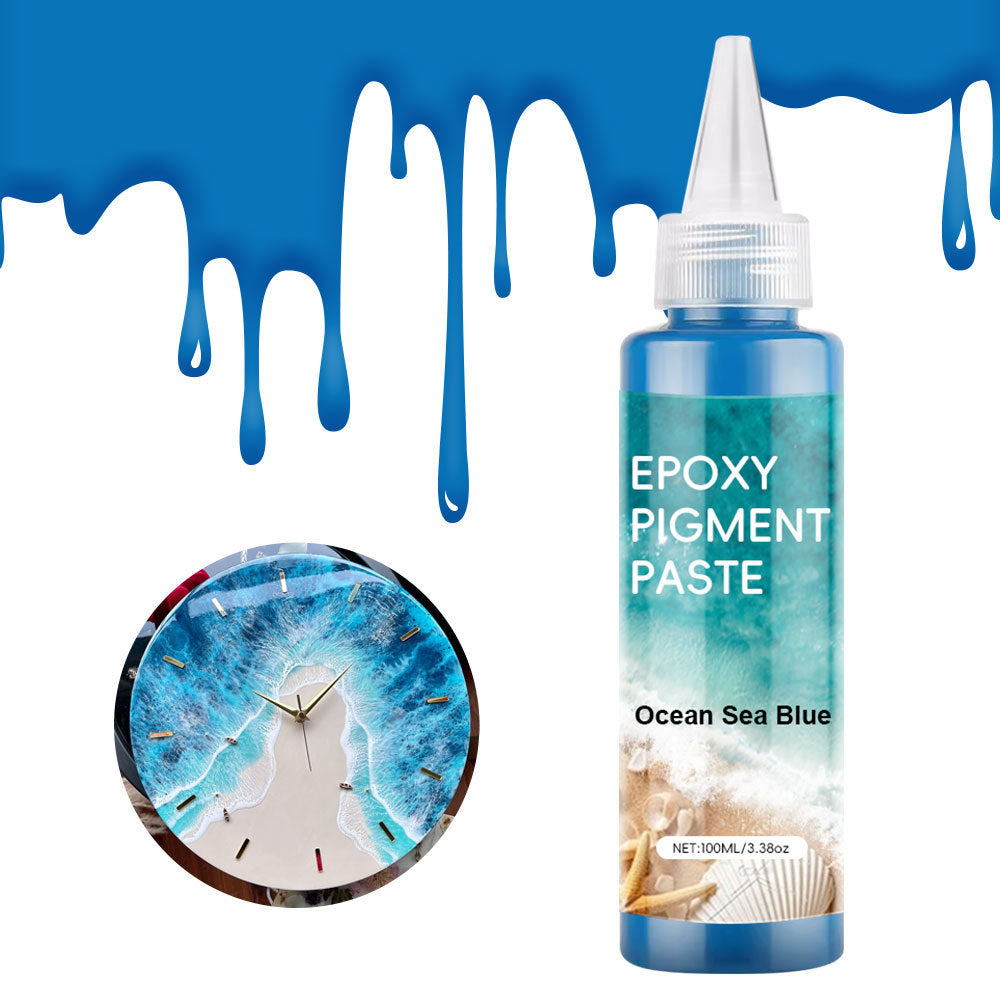 Epoxy Pigment Paste Jet Black 50ml | Highly Concentrated Resin Colorant | Art & Craft Epoxy Dye