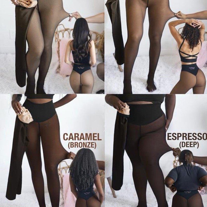 Women's Shaping Tights with Compression Band | One Seam High Waist Waist-Snatching Sheer Tights | Tummy Control Pantyhose