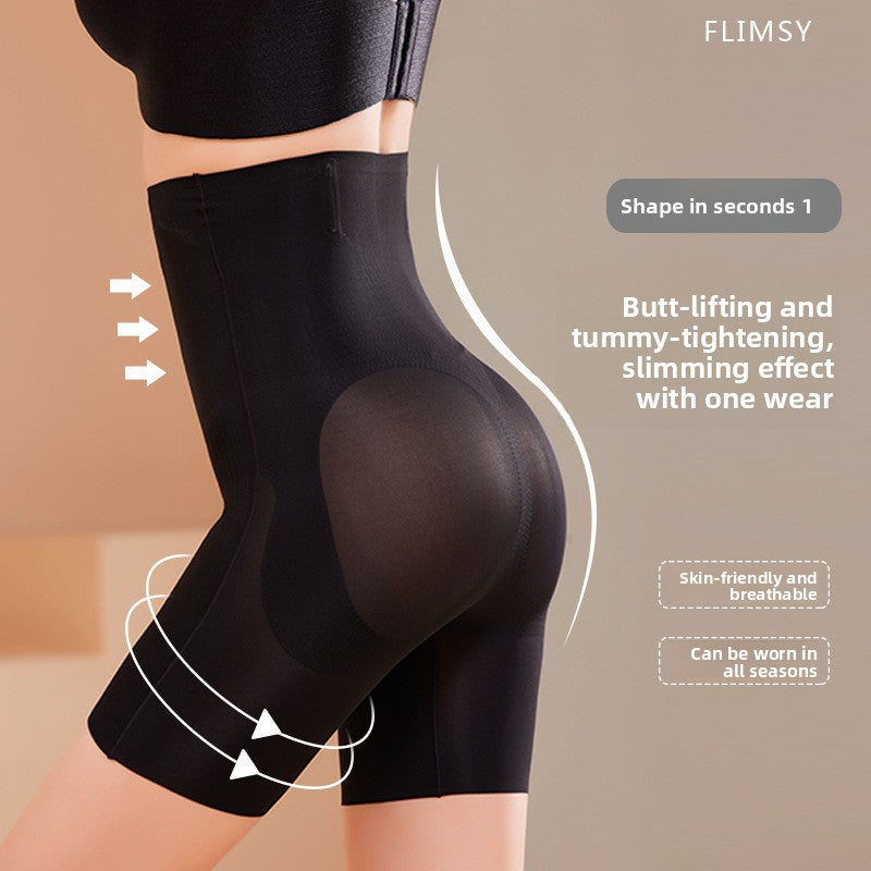 FLIMSY High-Waist Tummy Control Shapewear Shorts | Butt-Lifting Slimming Body Shaper | Breathable Skin-Friendly Compression Shorts for Women ? Black