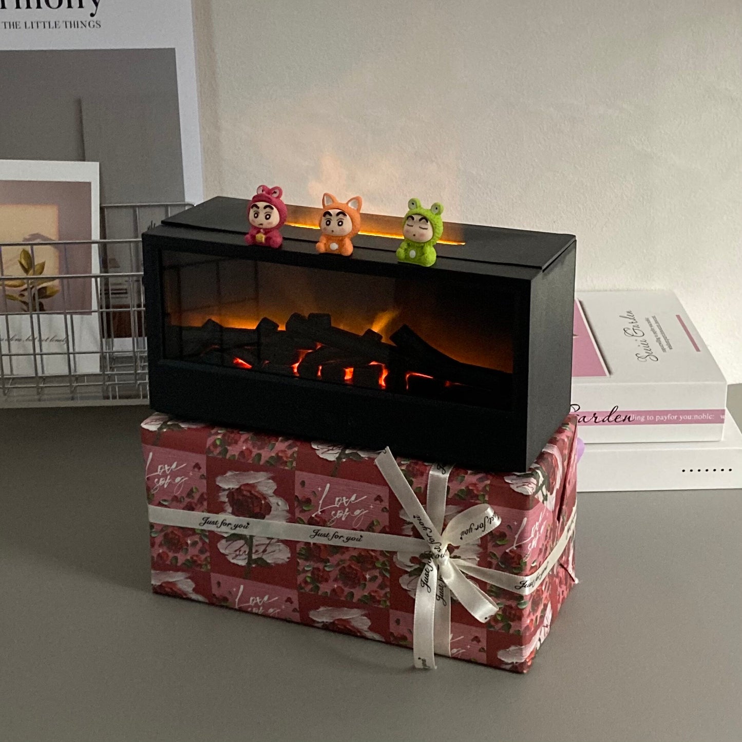 Flame Aroma Diffuser with Humidifier | Simulated Fire Essential Oil Diffuser | Aesthetic Room Decor