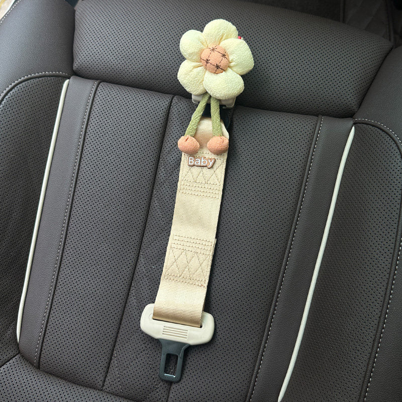 MUA Pregnancy Seat Belt Adjuster with Cute Panda Clip | Maternity Car Seatbelt Shoulder Strap Positioner | Bump Baby Belly Protector | Universal Car Fit
