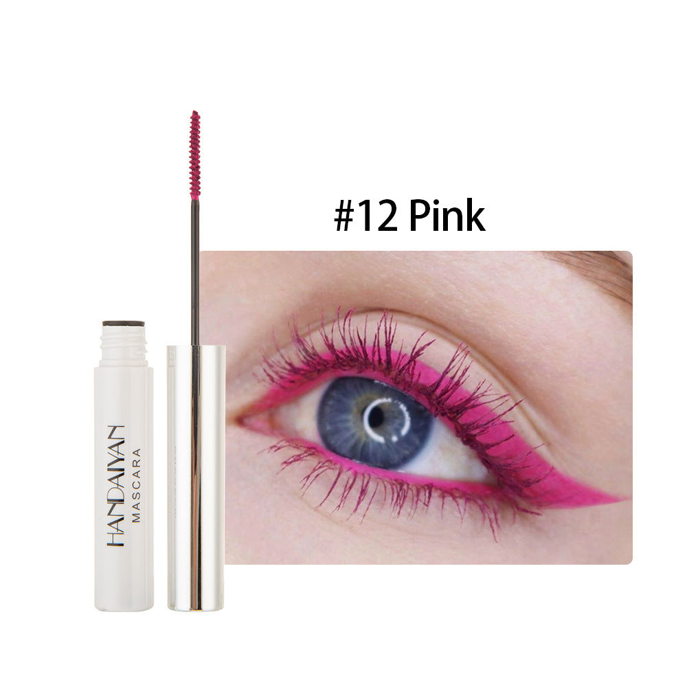HANDAIYAN Colorful Mascara | Rainbow Colored Lash Mascara | Long Lasting Volumizing & Lengthening | Festival Makeup | Pink Blue Purple