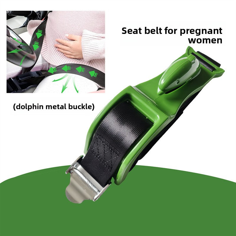Pregnancy Seat Belt Adjuster | Maternity Car Seatbelt Safety Strap Positioner | Bump & Baby Belly Protector for Pregnant Women | Universal Car Fit