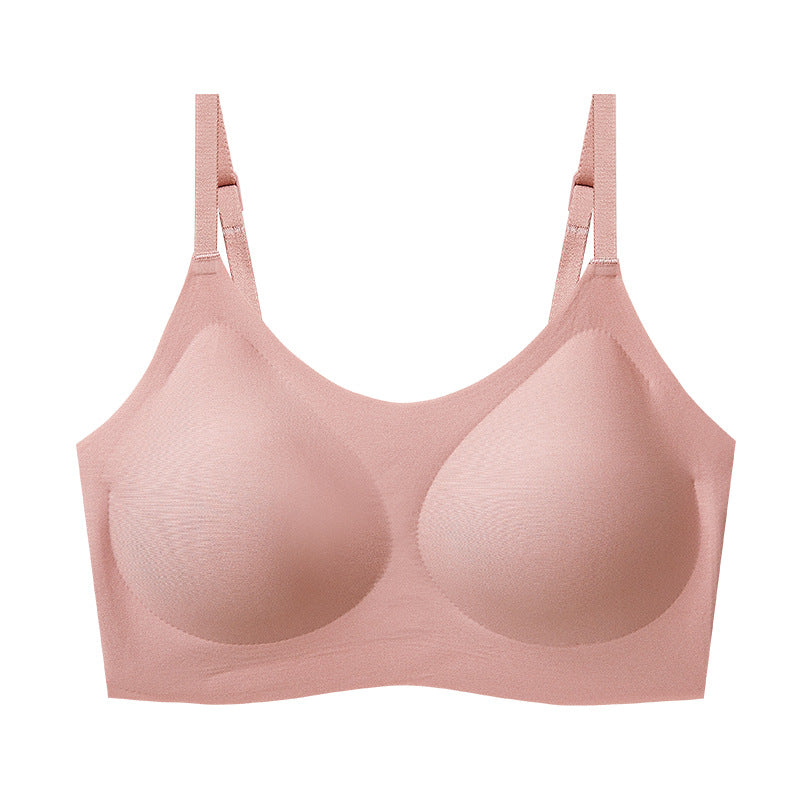 Seamless Invisible Bralette Women | Ultra Thin Strap Wireless Smooth Bra | No Wire Nude Skin Tone Comfort Bra