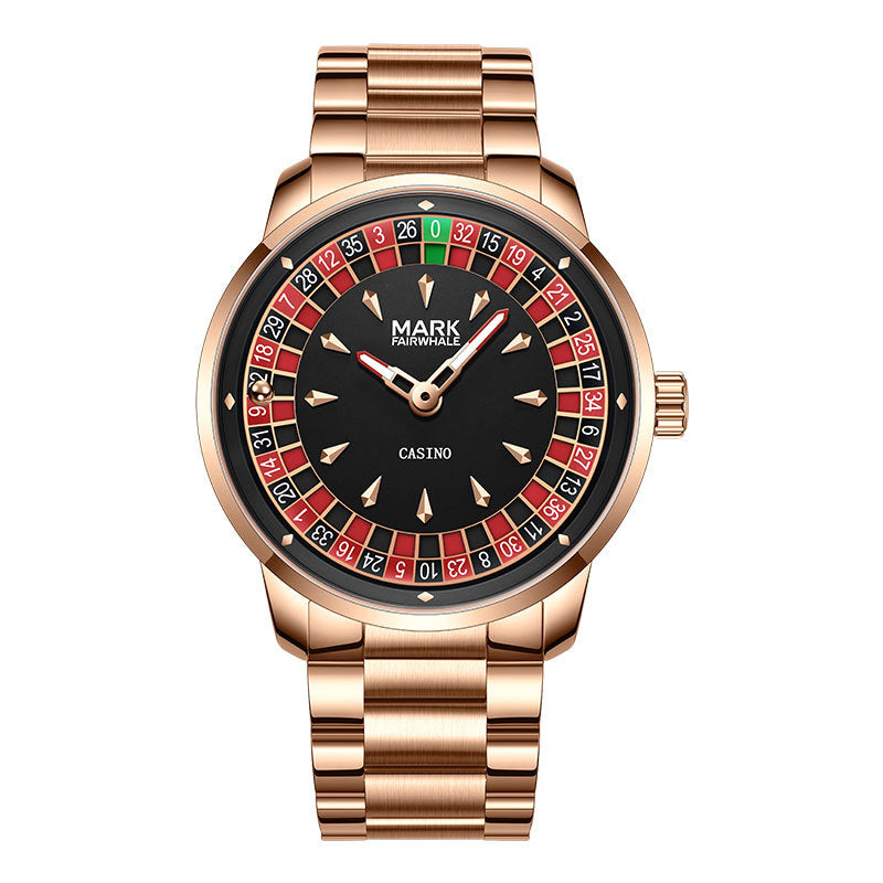 Promaster Fairwhale Men's Roulette Bezel Watch | Green Dial Stainless Steel Bracelet | Fire Extinguisher Gift Box Novelty Packaging