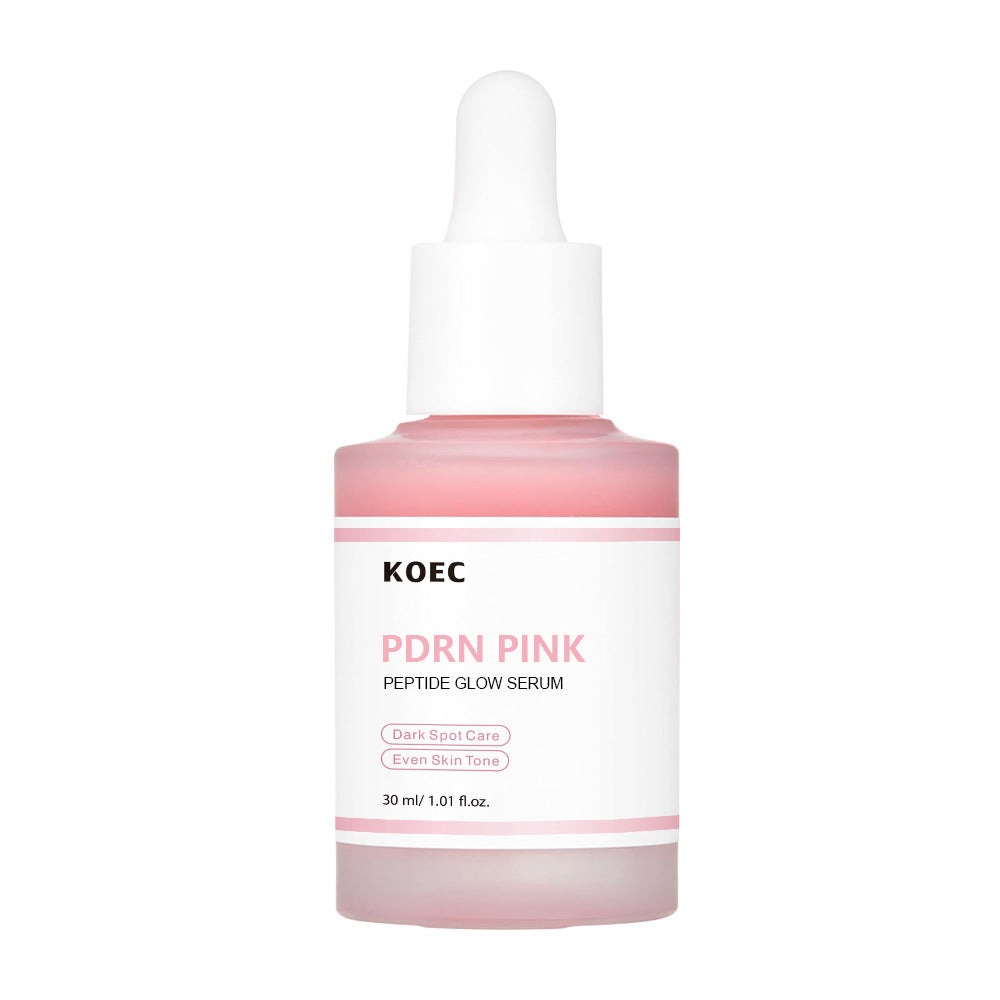 KOEC PDRN Pink Peptide Glow Serum | Dark Spot Care & Even Skin Tone | Korean Brightening Face Serum 30ml