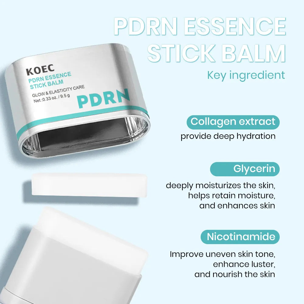 KOEC PDRN Essence Stick Balm Set of 2 | مرطب وجه للعناية بالنضارة والمرونة 9.5 جم ×2