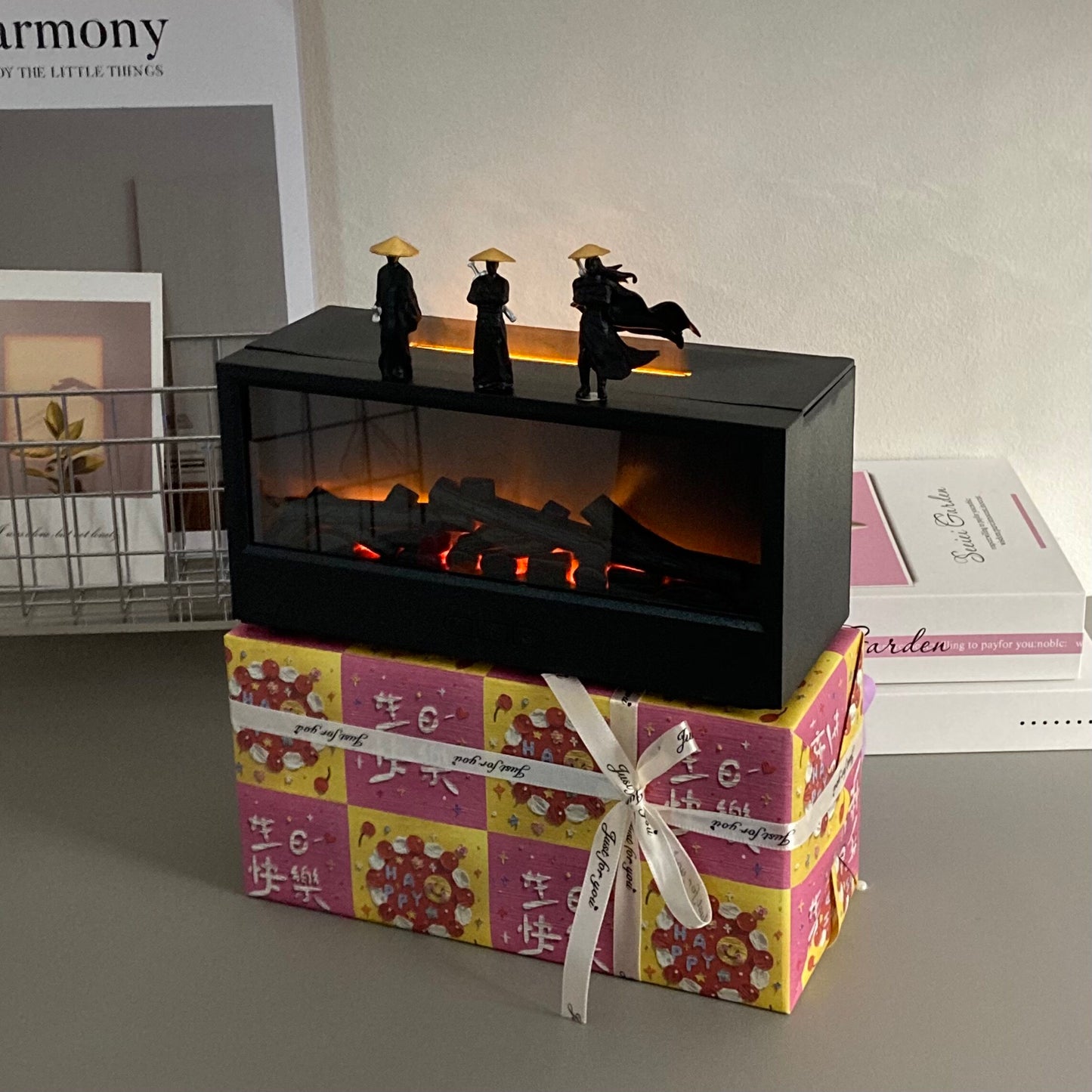 Flame Aroma Diffuser with Humidifier | Simulated Fire Essential Oil Diffuser | Aesthetic Room Decor
