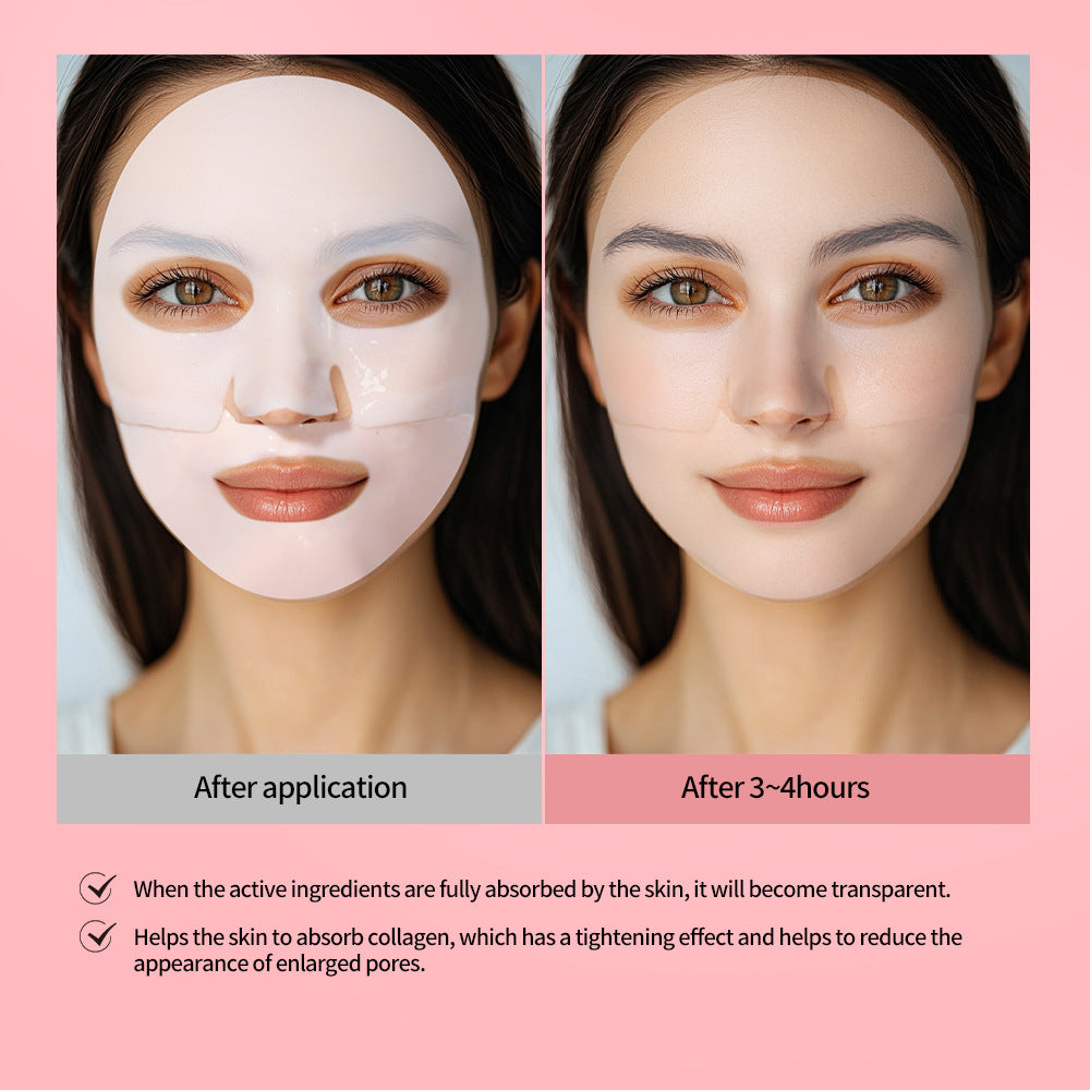 Lakerain Bio-Collagen Deep Mask | Hyaluronic Acid Hydrating Face Sheet Mask for Firming & Elasticity ? 4 Pcs Set