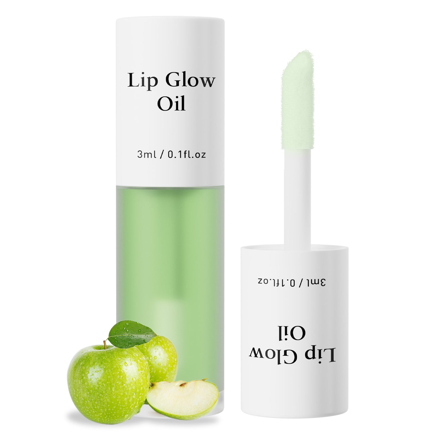 Olio labbra illuminante 3 ml | Olio labbra idratante e lucidante | Trattamento labbra colorato al lampone naturale | Olio lucidalabbra nutriente e rimpolpante