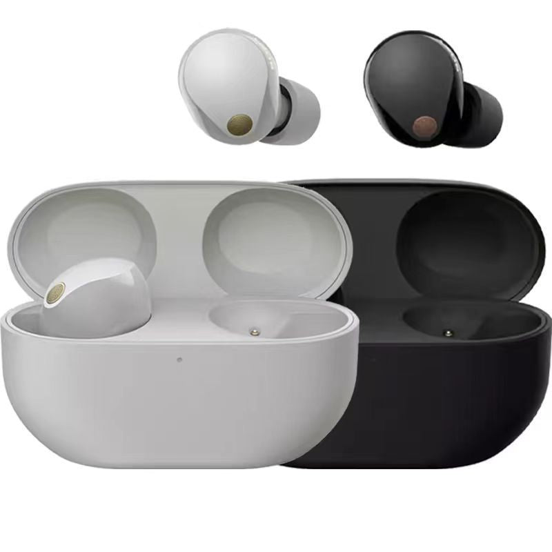 Sony WF-1000XM5 Wireless Earbuds Industry Leading ANC Active Noise Cancellation Bluetooth 5.3 LDAC Hi-Res Audio 8H Battery Multipoint Connection Speak-to-Chat for iPhone Android Silver White