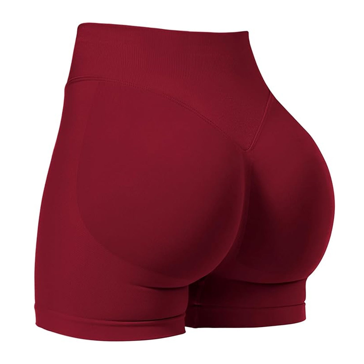 Pink Seamless Scrunch Booty Shorts | High Waist Butt Lifting Gym Shorts | Women's Workout Training Shorts