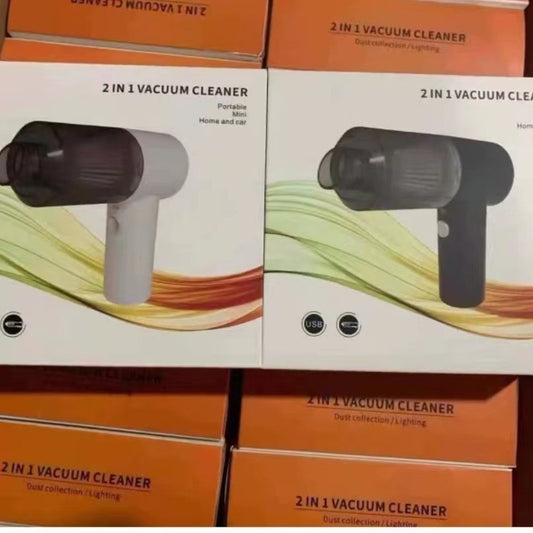 Tragbarer kabelloser Mini-Handstaubsauger | Leistungsstarker kabelloser Auto- & Heimstaubsauger mit Bürsten- & Fugendüsenaufsätzen