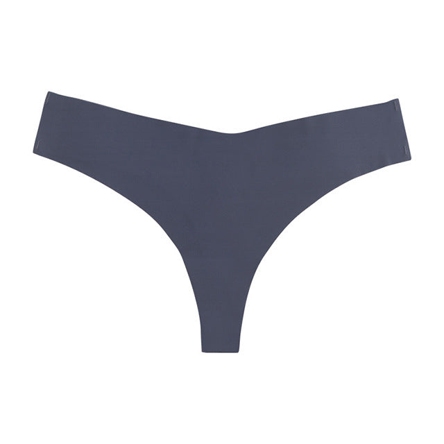 Nahtlose Tangas im 3er-Pack | Unsichtbare, weiche Stretch-Tangas | Bequeme Damen-Tangas für jeden Tag | Grau, Braun & Rosa 