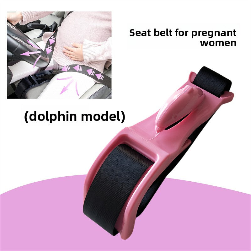 Pregnancy Seat Belt Adjuster | Maternity Car Seatbelt Safety Strap Positioner | Bump & Baby Belly Protector for Pregnant Women | Universal Car Fit