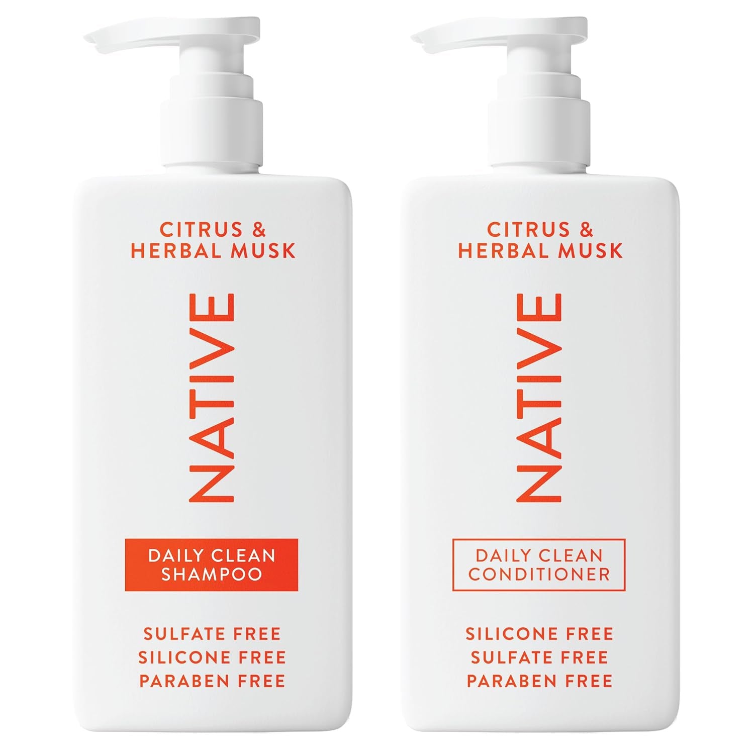Native Moisturizing Shampoo and Conditioner Set | Ocean and Timber | Sulfate Free | Silicone Free | Paraben Free