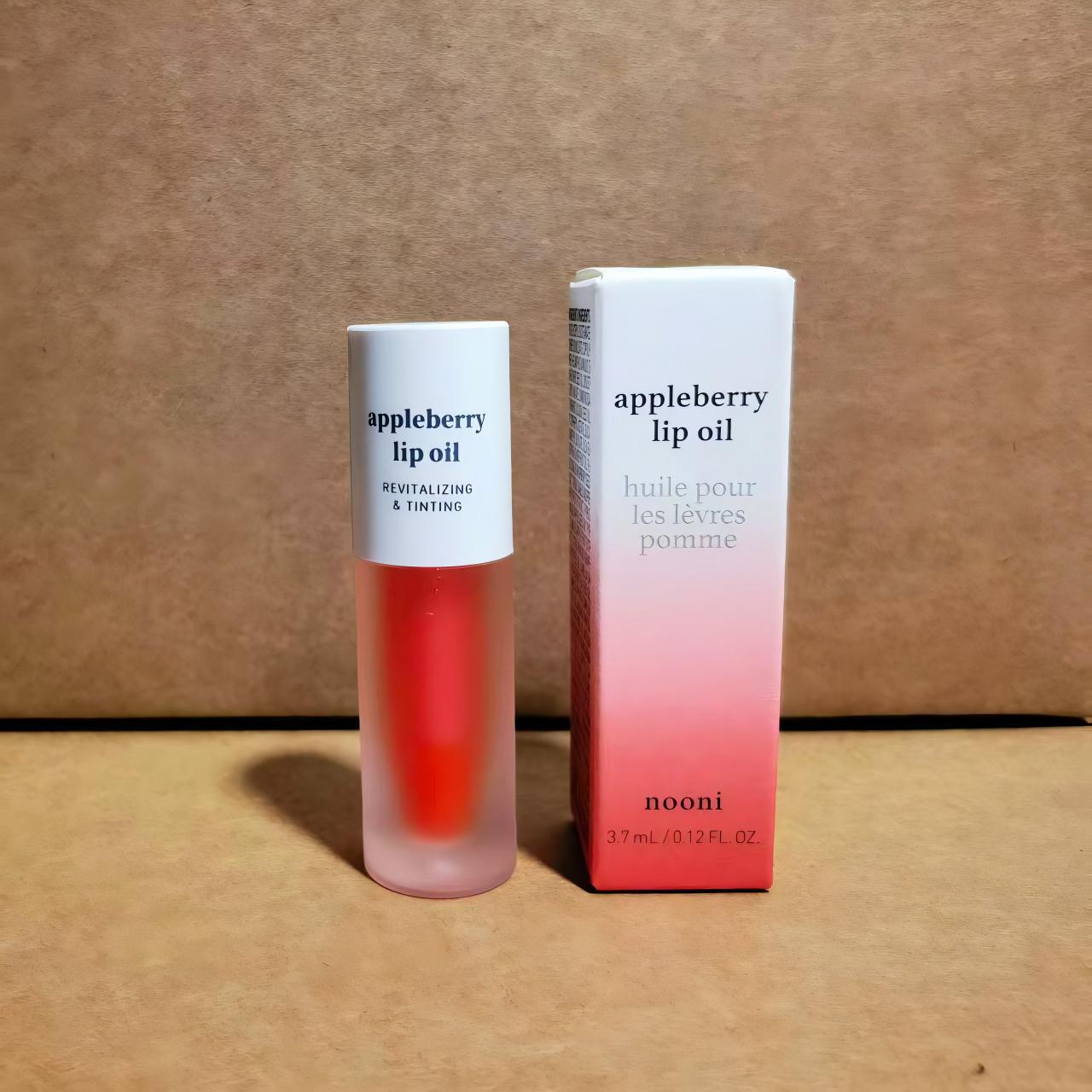 Nooni Appleplum Lip Oil - Voluming & Tinting Korean Lip Oil for Glossy, Plump Lips