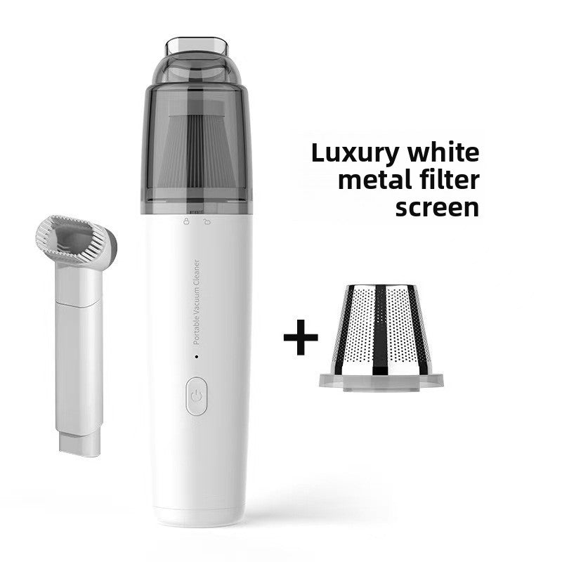 Wireless Portable Vacuum Cleaner - Cordless Mini Handheld Vacuum with Strong Suction & Brush Attachment | Car & Home Use