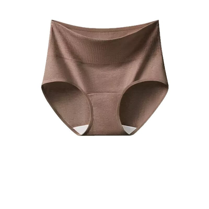 Slip a vita alta in cotone a costine | Intimo contenitivo da donna | Morbide mutandine a vita alta per tutti i giorni