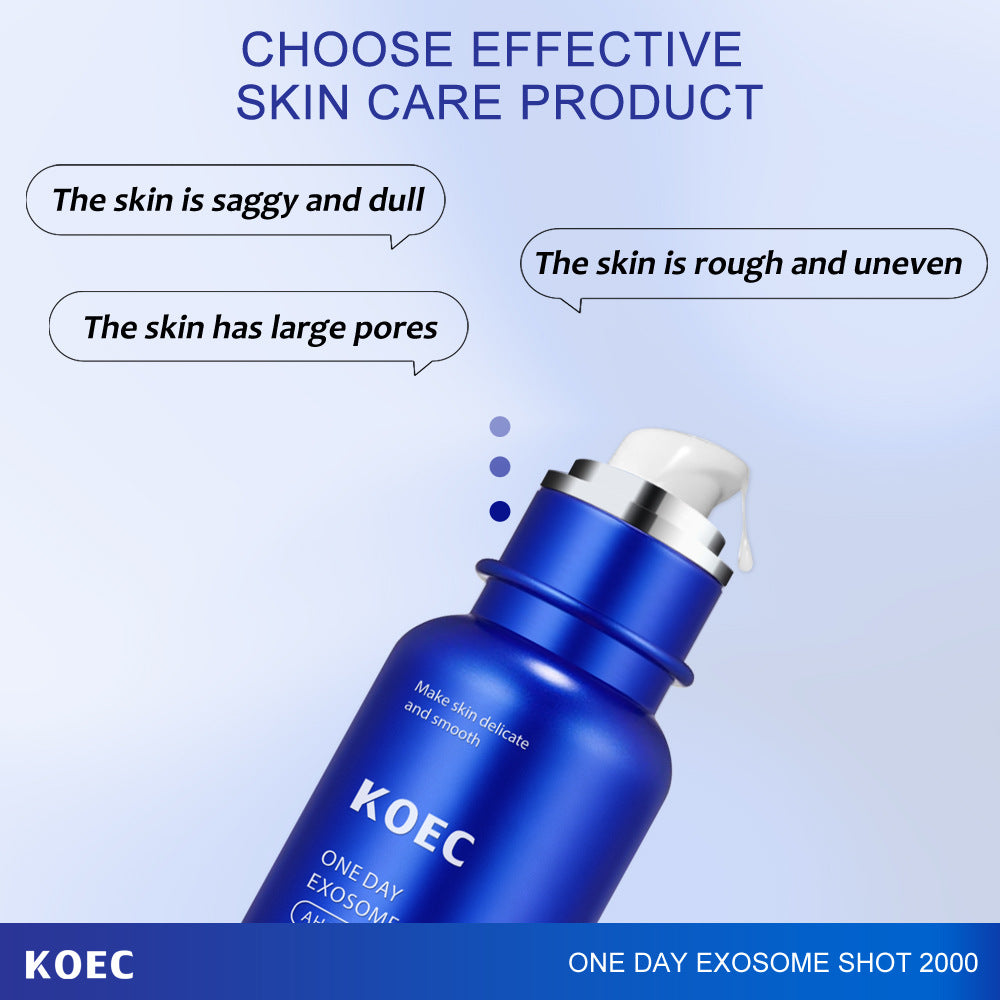KOEC One Day Exosome Shot 2000 | AHA BHA PHA + Lacto Exosome Face Serum | Smooth & Delicate Skin 30ml