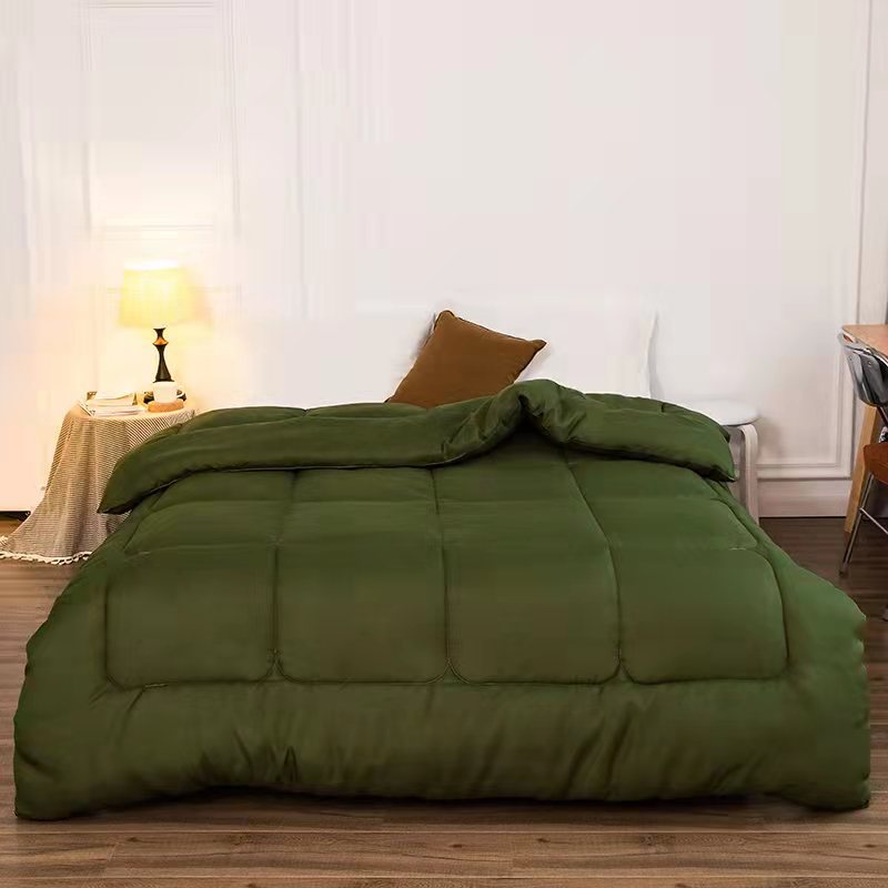 Luxury Fluffy White Comforter | Ultra-Soft Quilted Duvet Insert | All-Season Bed Comforter King Queen Full Twin