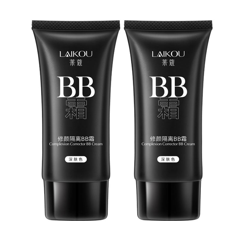 LAIKOU Complexion Corrector BB Cream | 3 Shades Ivory Natural Deep | Chinese Korean Beauty BB Cream Full Coverage Skin Tone Correcting | Lightweight Moisturizing Flawless Finish Face Makeup for All Skin Types