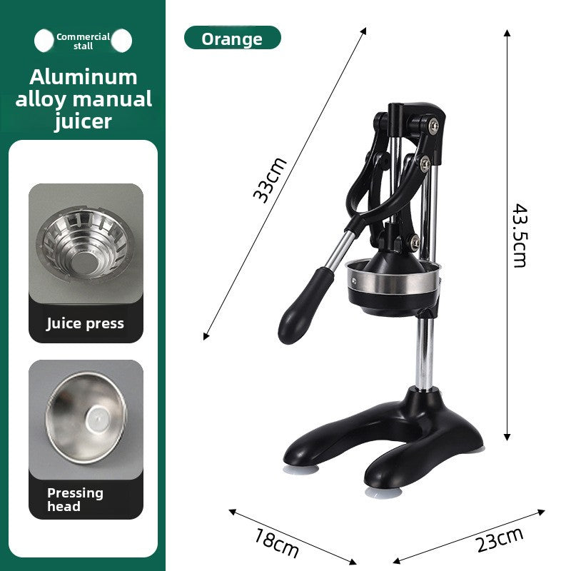 Heavy Duty Stainless Steel Manual Hand Press Juicer Dual Mode Citrus Squeezer with Non Slip Base for Orange Lemon Tangerine and Fruit Juice