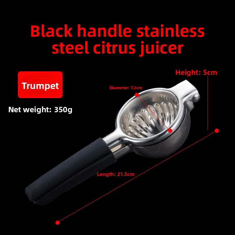 Stainless Steel Manual Lemon Squeezer | Heavy Duty Hand Citrus Juicer Press Tool