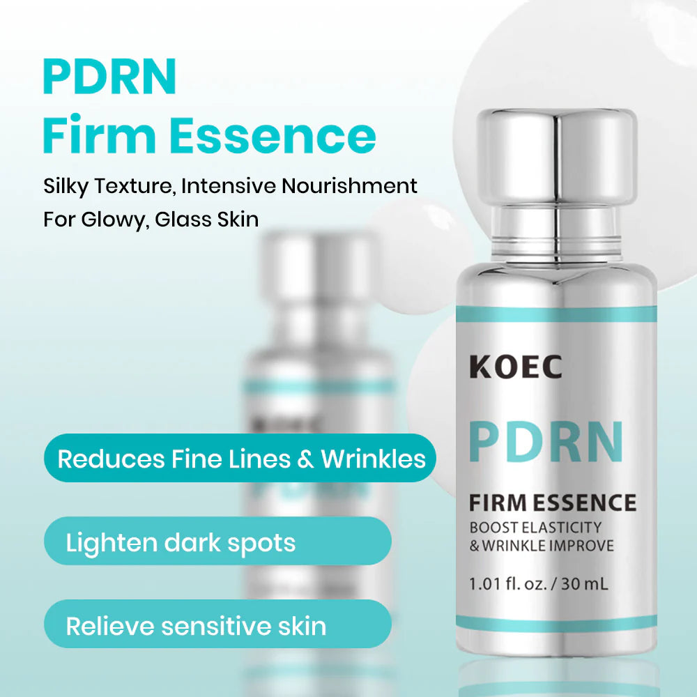 KOEC PDRN Firm Essence Set of 2 | Boost Elasticity & Wrinkle Improve Serum 30ml