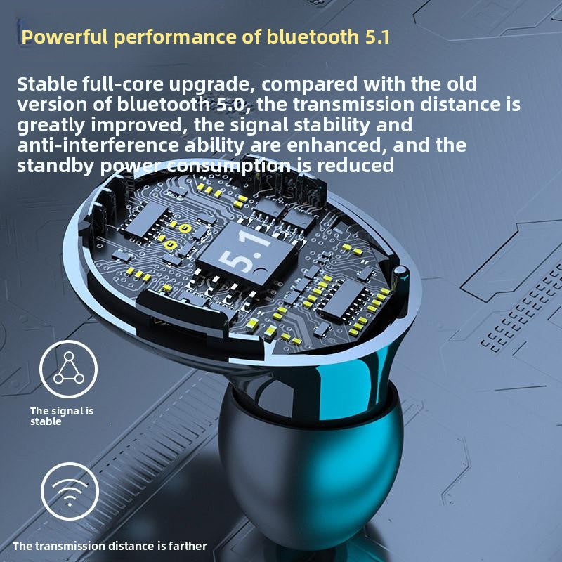 Couple Bluetooth 5.2 TWS Earbuds | HD Calls Panoramic Sound LED Display Charging Case | Wireless Headset Long Battery Life