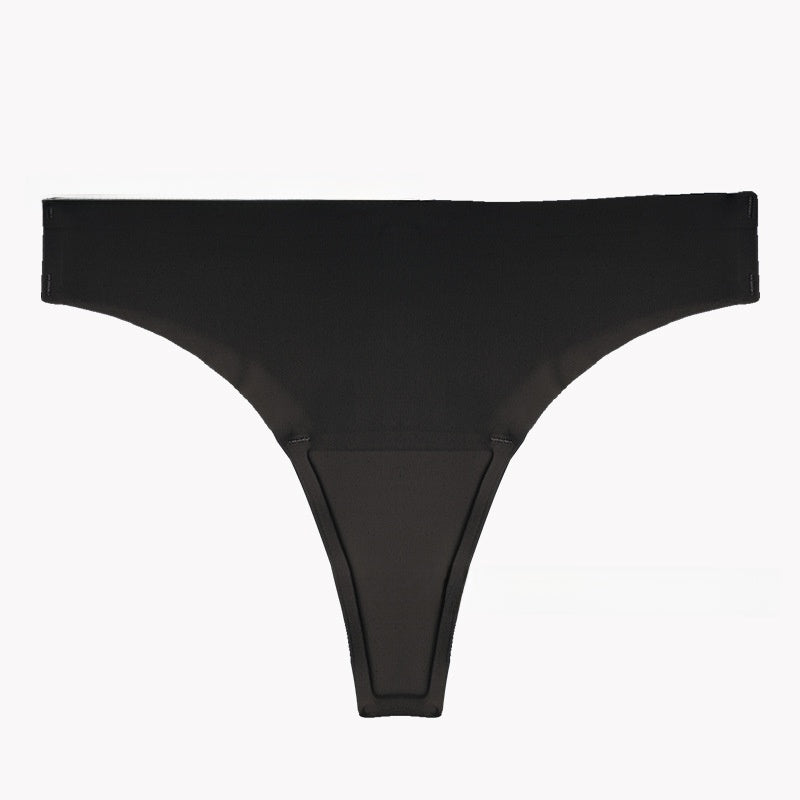 Women's Seamless Thong Underwear | No-Show High Cut G-String | Multi-Color Invisible Panties | Soft Daily Wear