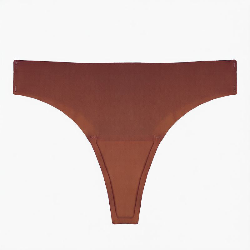 Women's Seamless Thong Underwear | No-Show High Cut G-String | Multi-Color Invisible Panties | Soft Daily Wear