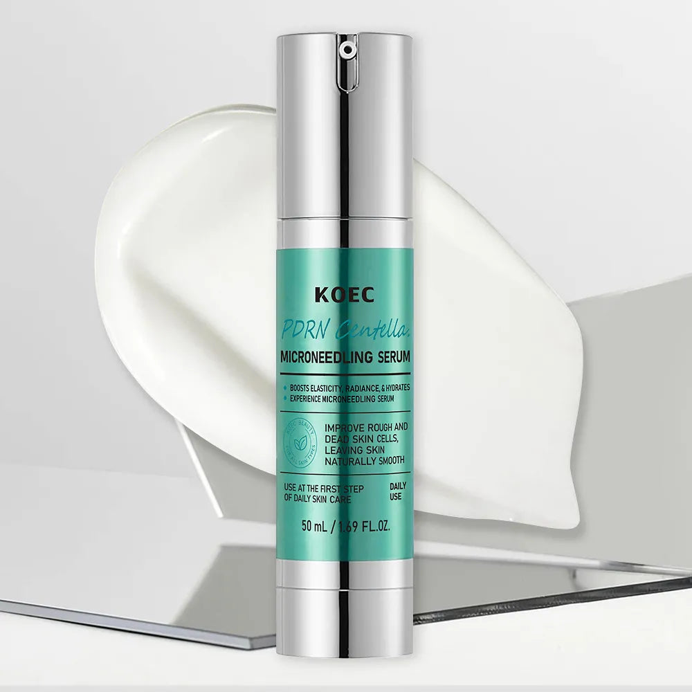 KOEC PDRN Centella Microneedling Serum Set of 2 | Boost Elasticity Radiance & Hydration 50ml
