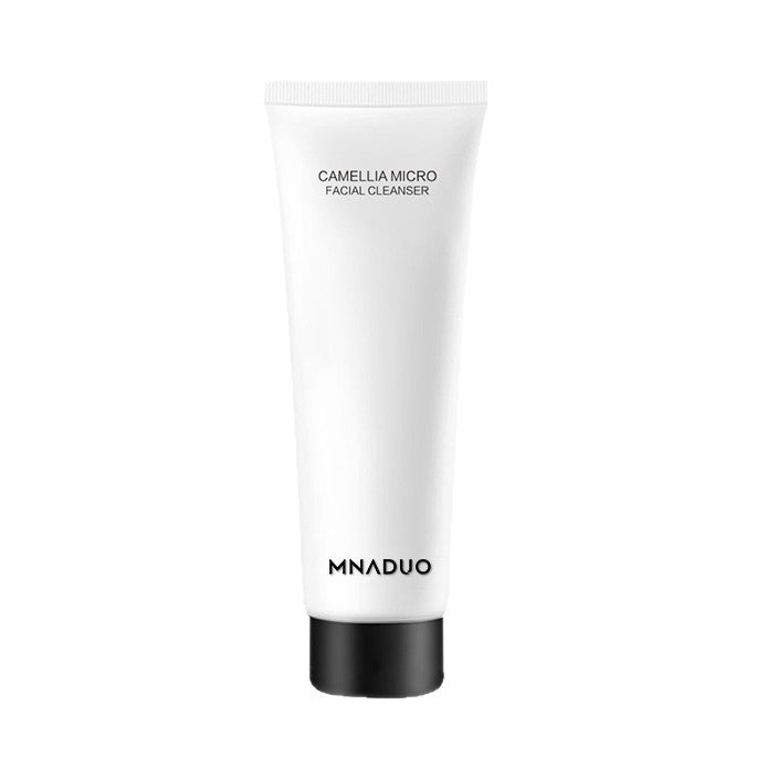 MNADUO Camellia Flower Micro Essence Facial Cleanser Moisturizing Face Wash for Elastic Radiant Skin with Selected Camellia Raw Materials