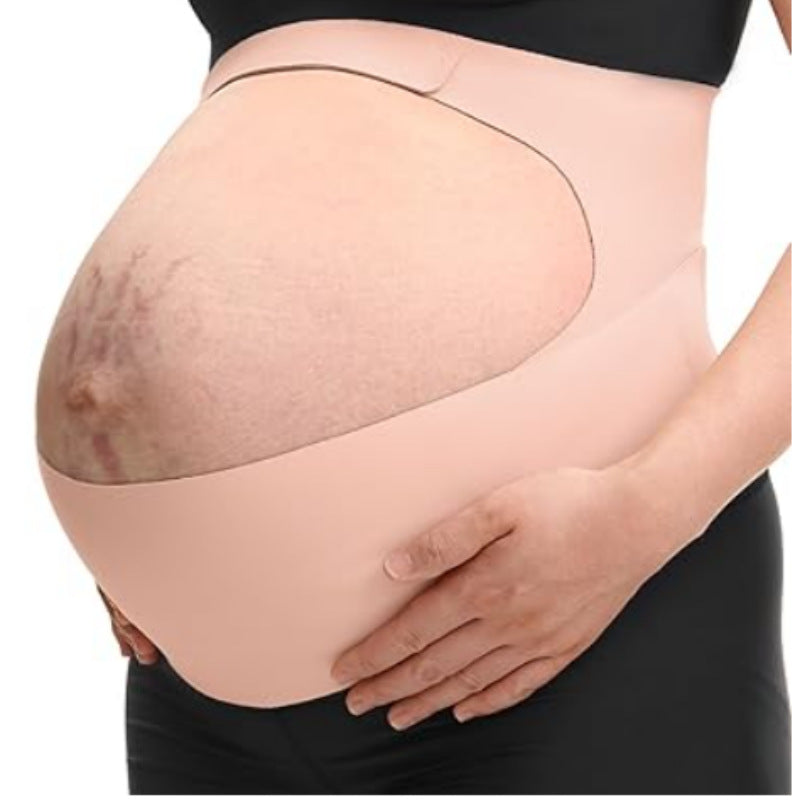 Ergonomic Maternity Back Support Belt | Reduces Back Strain & Ensures Daily Comfort | Round Fit Pregnancy Lumbar Band | Breathable Bump Support Brace