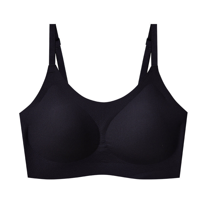 Seamless Invisible Bralette Women | Ultra Thin Strap Wireless Smooth Bra | No Wire Nude Skin Tone Comfort Bra