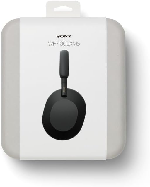 Sony WH-1000XM5 Kabelloser Over-Ear-Kopfhörer mit branchenführender ANC, 8 Mikrofonen, 30 Stunden Akkulaufzeit, LDAC, Hi-Res-Audio, Multipoint-Speak-to-Chat, Bluetooth 5.2 für iPhone und Android. Ideal für unterwegs, beim Arbeiten und für Musik. 