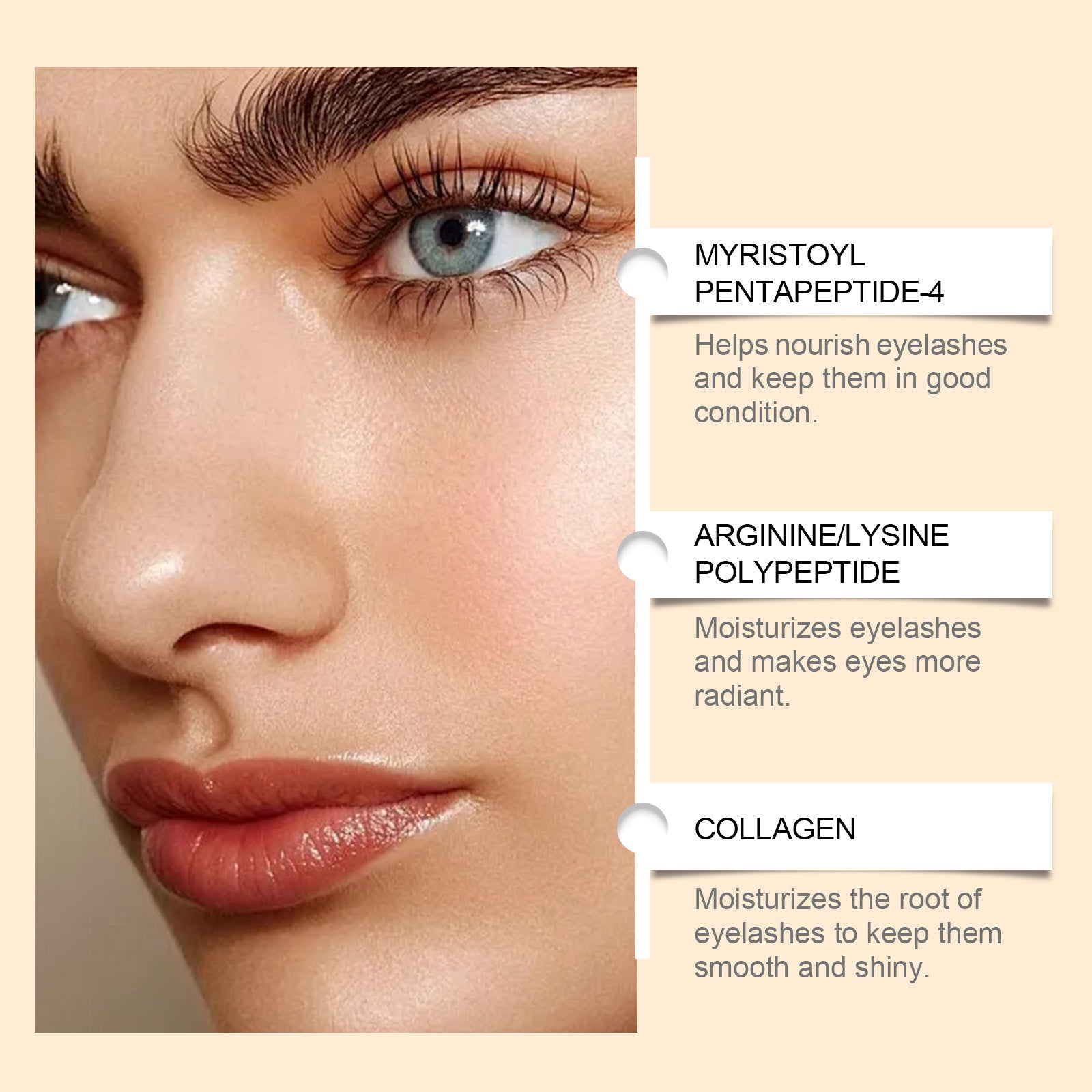 OUHOE Eyelash Enhancing Serum 4ml ? Lash Growth Serum for Longer Thicker Fuller Lashes & Eyebrow Growth Treatment
