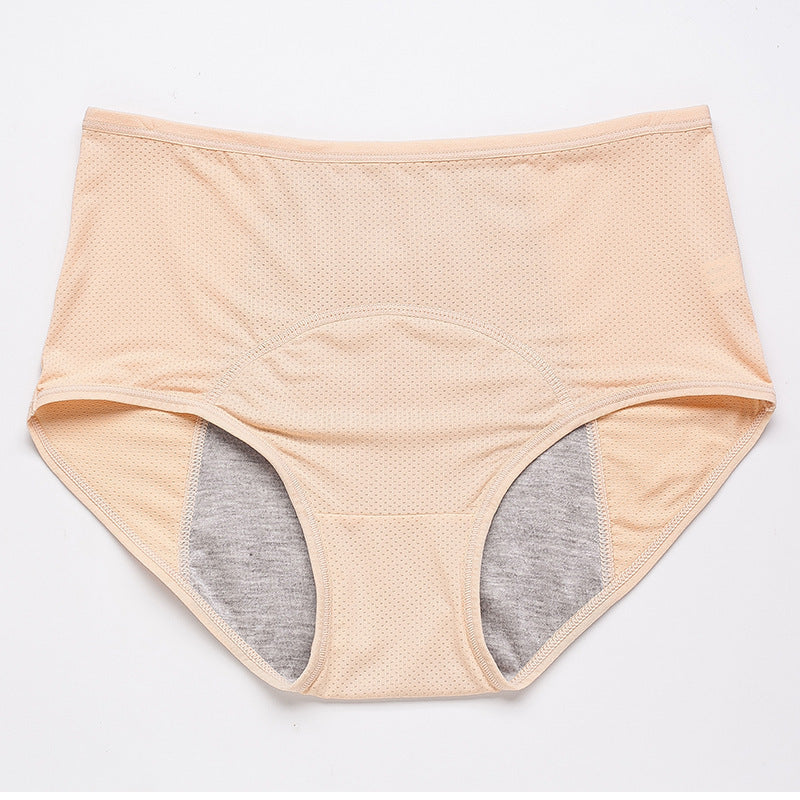 Women's 360� Leak-Proof Period Underwear Set | High Waist Menstrual Briefs Bundle with Front & Back Protection ? Breathable Mesh Comfort Panties Multipack