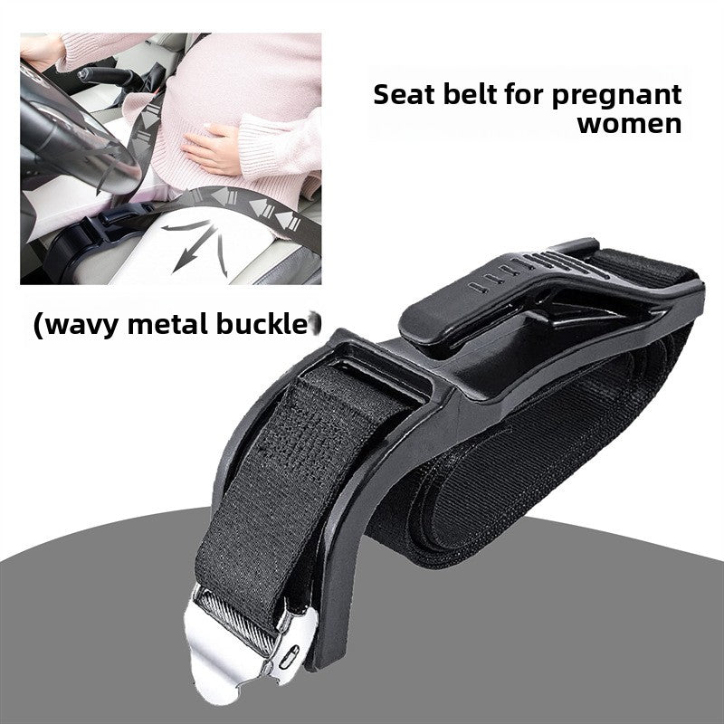 Pregnancy Seat Belt Adjuster | Maternity Car Seatbelt Safety Strap Positioner | Bump & Baby Belly Protector for Pregnant Women | Universal Car Fit