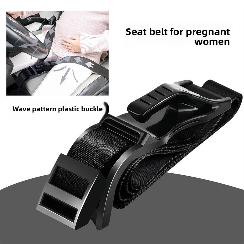 Pregnancy Seat Belt Adjuster | Maternity Car Seatbelt Safety Strap Positioner | Bump & Baby Belly Protector for Pregnant Women | Universal Car Fit