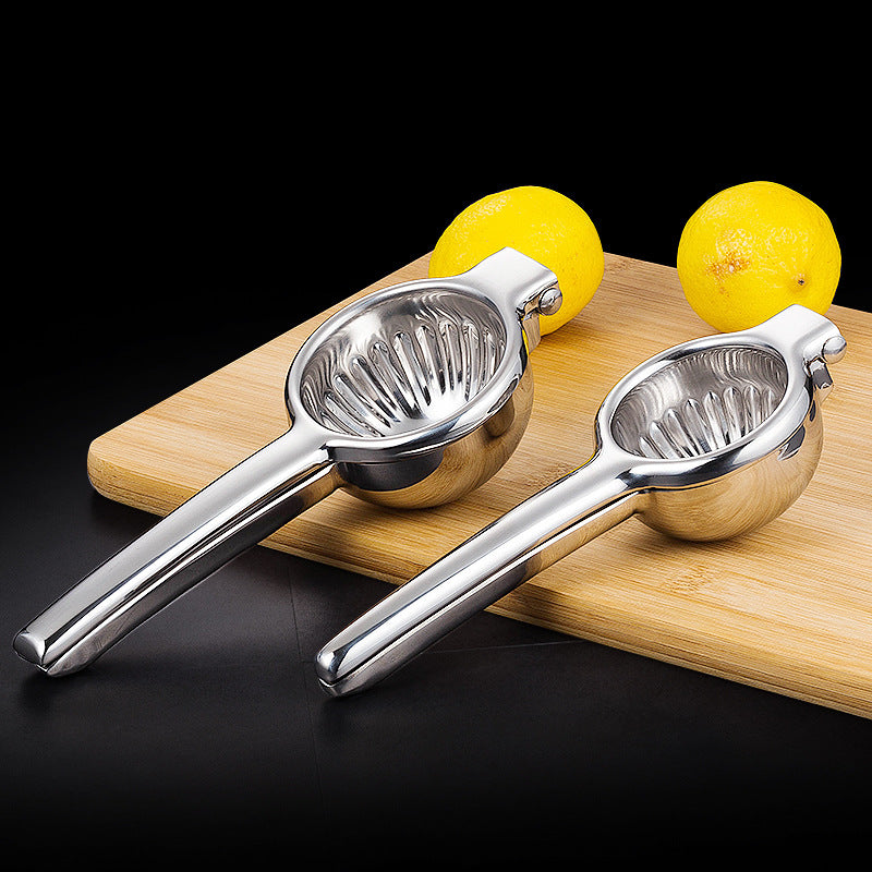 Stainless Steel Manual Lemon Squeezer | Heavy Duty Hand Citrus Juicer Press Tool