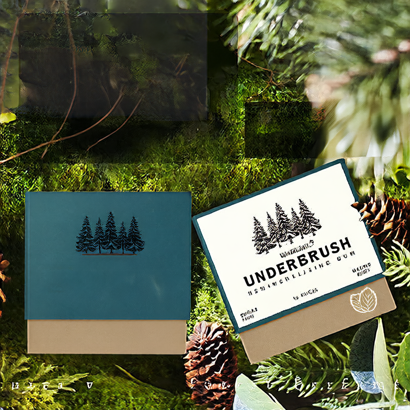 Underbrush Remineralizing Gum - Berry | Natural Sugar-Free Gum | 18 Pieces