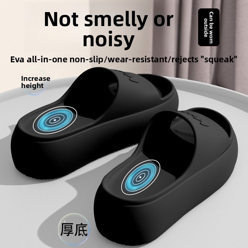Thick Sole Cloud Slippers | 9CM EVA Anti-Slip Cartoon Platform Slides | Indoor Outdoor Unisex