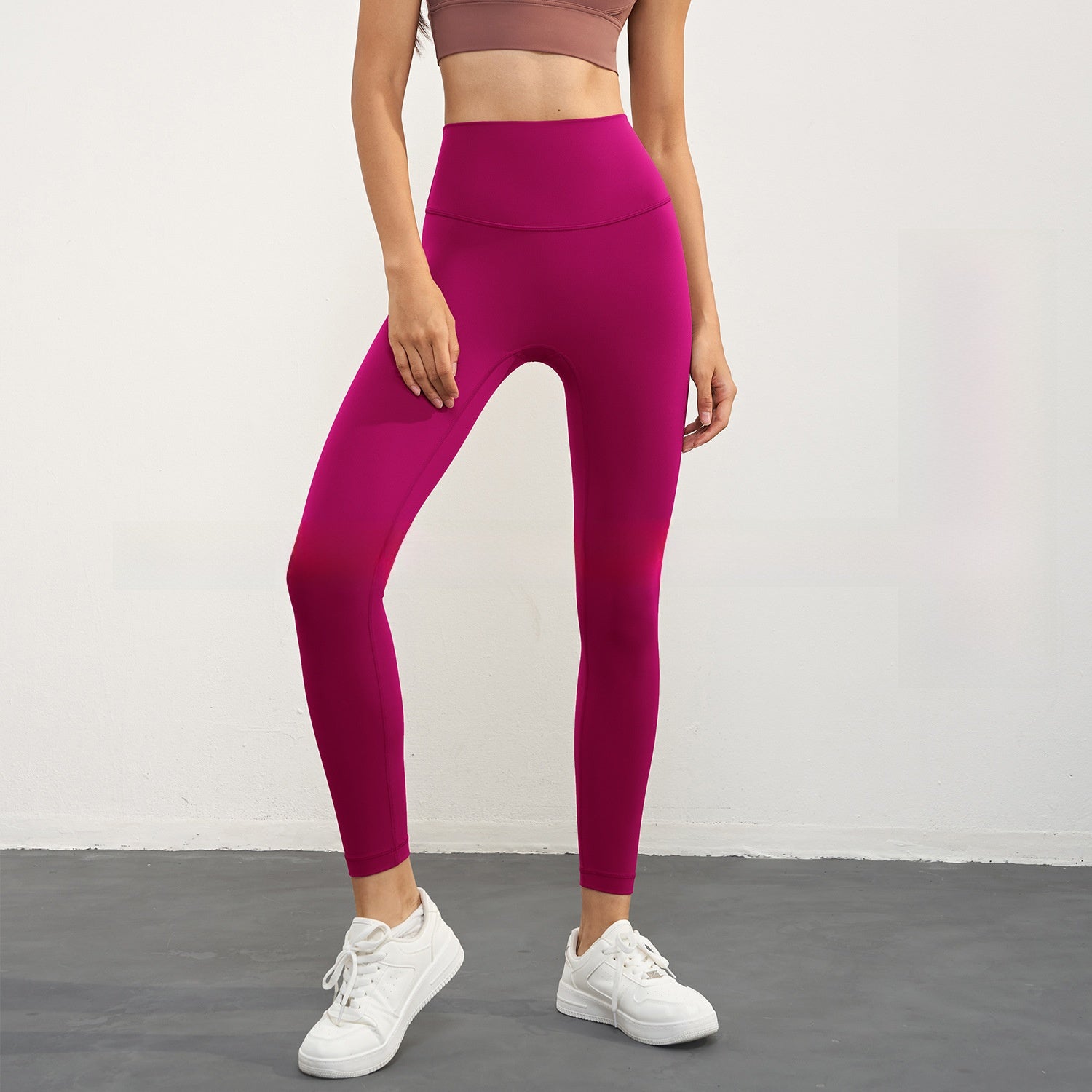 High Waist Yoga Leggings | Buttery Soft Squat Proof Athletic Tights | Women's Gym Workout Pants ? Chocolate Brown