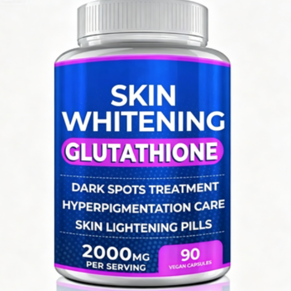 Glutathione Skin Whitening Pills 2000mg | Dark Spots & Hyperpigmentation Treatment | Skin Lightening Supplement | 90 Vegan Capsules