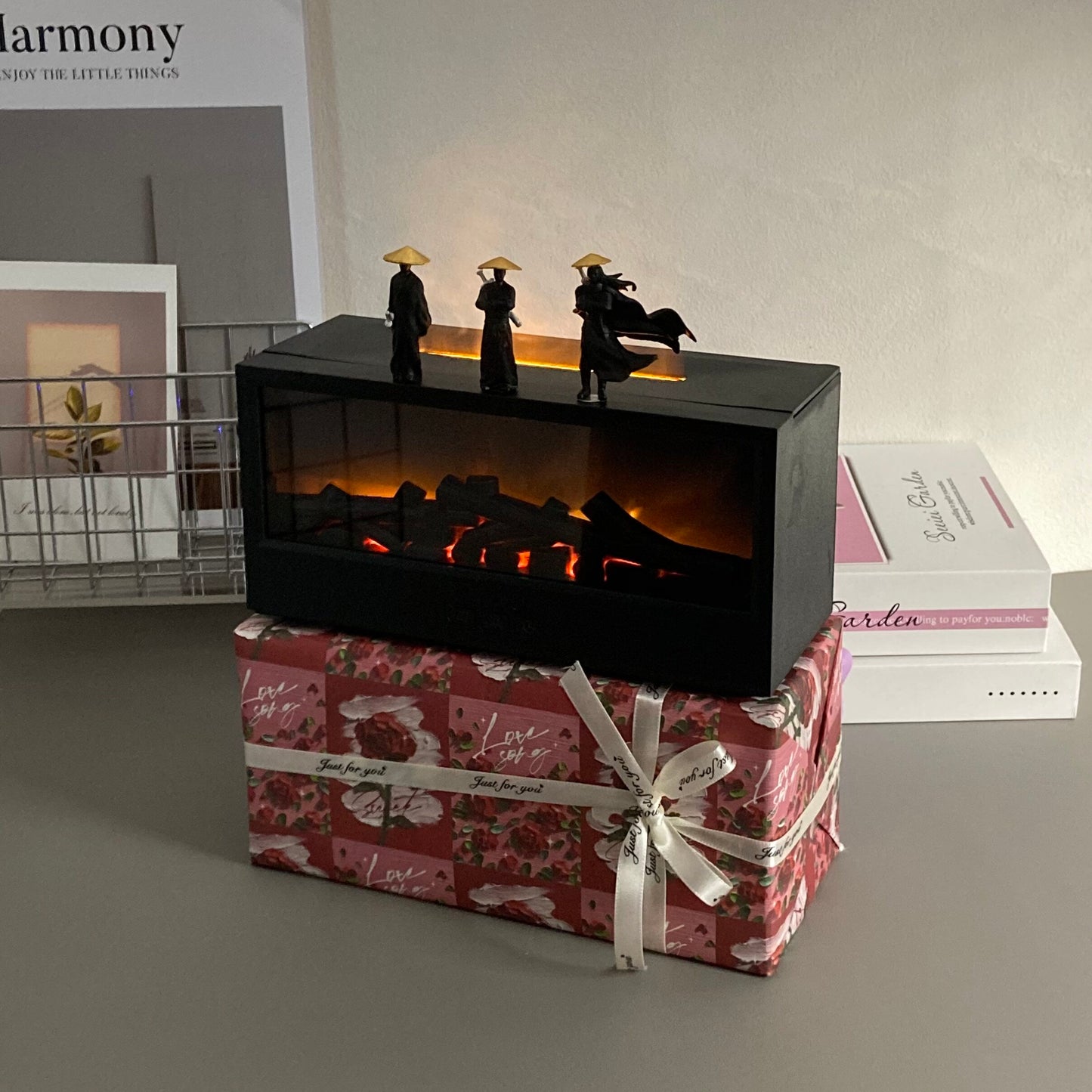 Flame Aroma Diffuser with Humidifier | Simulated Fire Essential Oil Diffuser | Aesthetic Room Decor