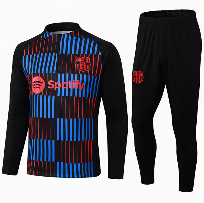 Tuta da Allenamento Real Madrid 2024 – Set Completo Adidas Nero & Oro | Emirates Fly Better
