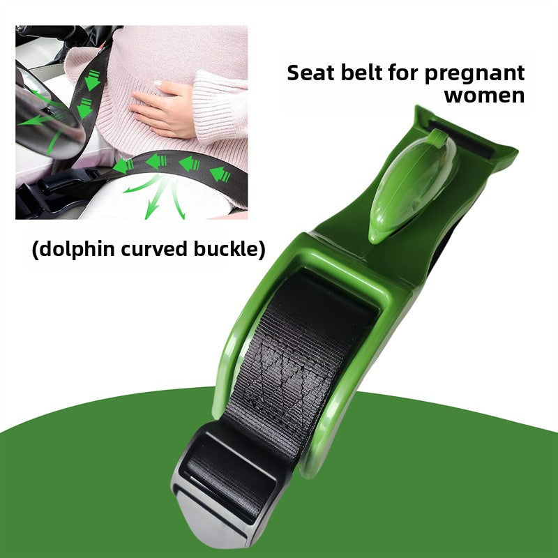 Pregnancy Seat Belt Adjuster | Maternity Car Seatbelt Safety Strap Positioner | Bump & Baby Belly Protector for Pregnant Women | Universal Car Fit