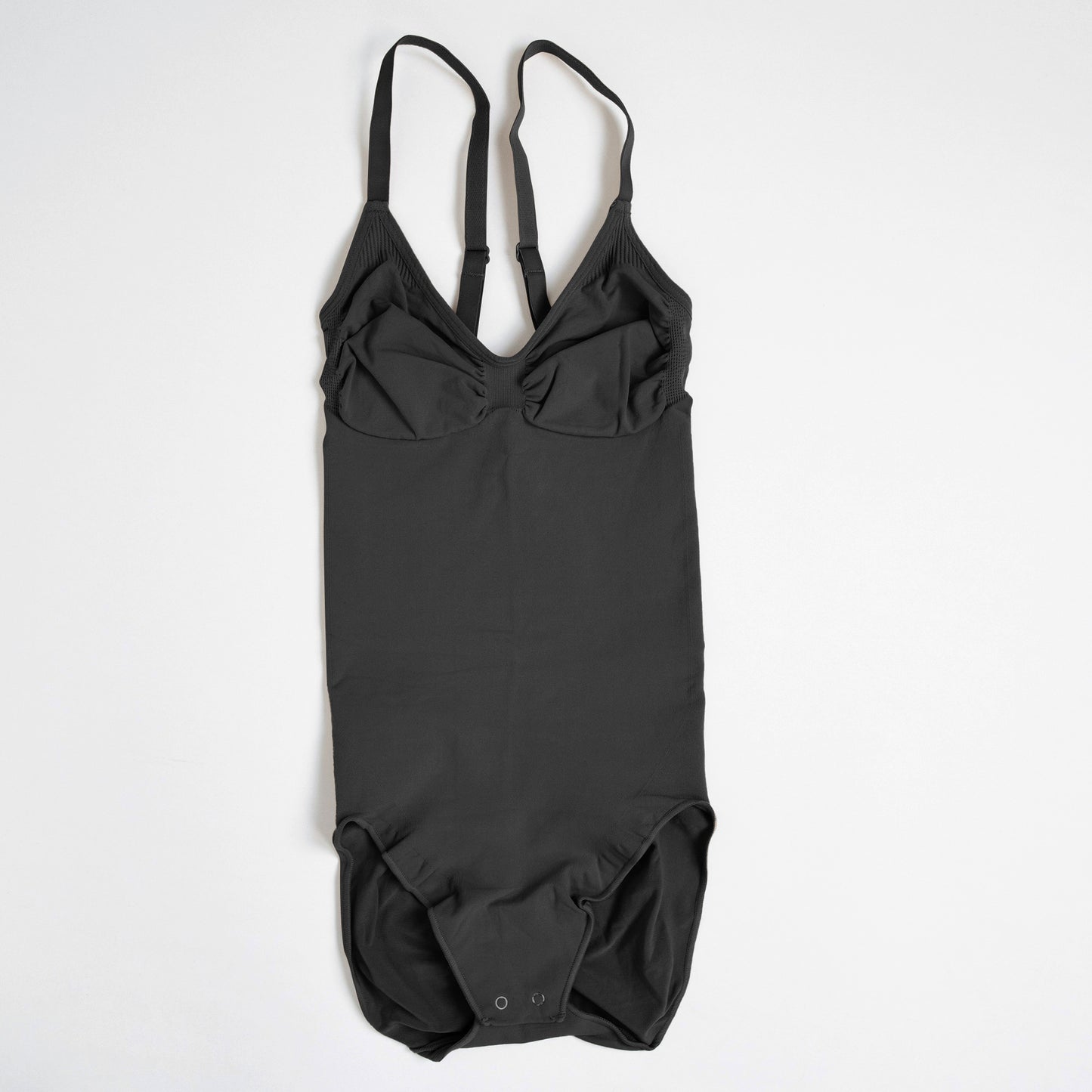 Women's Seamless Sculpting Bodysuit Shapewear Tummy Control Full Body Shaper with Built In Bra Adjustable Straps Low Back Black